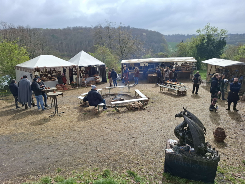 Besuch des Mittelaltermarkts auf der Burg Ronneburg